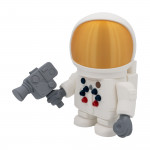 Statuette astronaute Smashed vue de côté - Espace cosmonaute scaphandre astronomie exploration collection galaxie