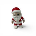 Flexi Père Noël – Figurine articulée 3D | Da Corn Lab