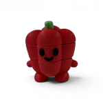 Flexi Poivron – Figurine articulée 3D | Da Corn Lab