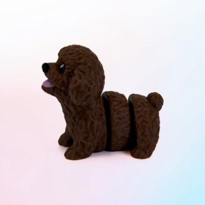 Flexi Caniche – Figurine articulée 3D | Da Corn Lab