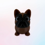 Flexi Bouledogue français – Figurine 3D | Da Corn Lab