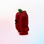 Flexi Poivron – Figurine articulée 3D | Da Corn Lab