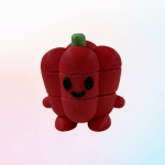Flexi Poivron – Figurine articulée 3D | Da Corn Lab