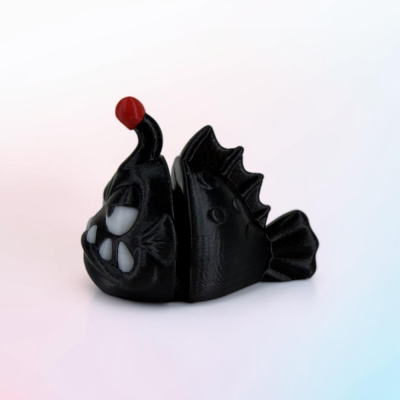 Flexi Poisson-pêcheur – Figurine 3D | Da Corn Lab
