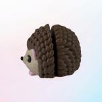 Flexi Hérisson – Figurine articulée 3D | Da Corn Lab