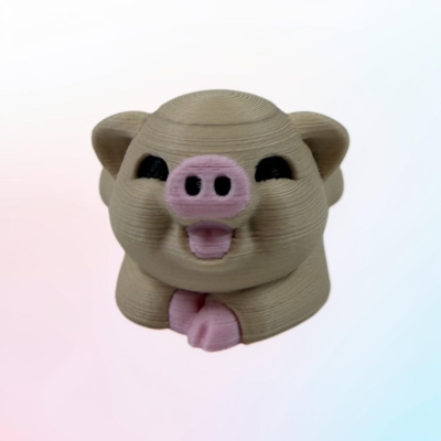 Flexi Cochon – Figurine articulée 3D | Da Corn Lab
