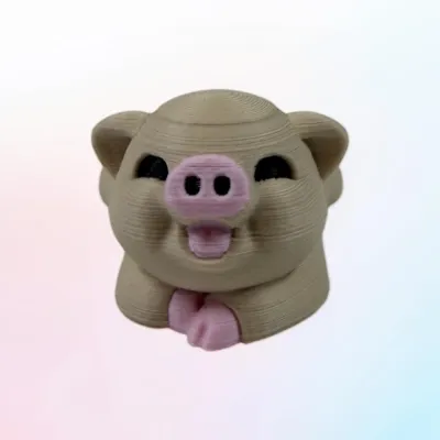 Flexi Cochon – Figurine articulée 3D | Da Corn Lab