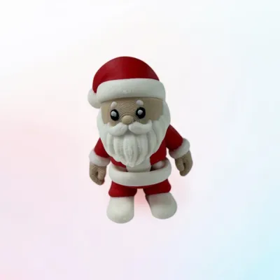 Flexi Père Noël – Figurine articulée 3D | Da Corn Lab