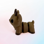 Flexi Renne – Figurine articulée 3D Noël | Da Corn Lab