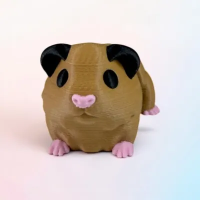 Flexi Cochon d'Inde – Figurine 3D | Da Corn Lab