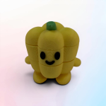 Flexi Poivron – Figurine articulée 3D | Da Corn Lab