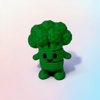 Flexi Brocoli – Figurine articulée 3D | Da Corn Lab