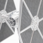 Maquette Tie Fighter Star Wars vue de face - Modélisme vaisseau Empire côté obscur