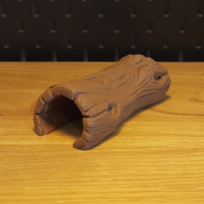 Cachette Reptile Tronc 3D - Impression France