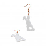 Boucle d'oreille lapin