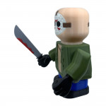 Statuette Jason Voorhees Smashed vue de côté - Vendredi 13 Halloween masque hockey horreur collection effrayant