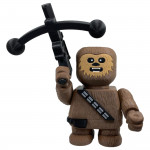 Figurine Smashbacca Chewbacca Star Wars vue de face - Wookiee poilu arbalète Han Solo Faucon Millenium collection