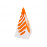 Fidget pyramide spirale vue en mouvement - Jouet anti-stress conception intrigante envoûtant relaxation concentration