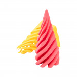 Fidget pyramide spirale mouvement hypnotique vue de face - Gadget anti-stress conception intrigante