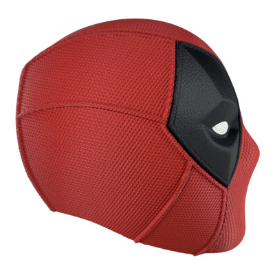 Masque Deadpool ultra-réaliste vue de profil - Marvel cosplay texturé mercenaire masqué costume collection détaillé
