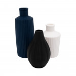 Soliflore vase amphore élégant vue de face - Vase décoratif fleur unique design minimaliste