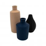 Mini soliflore vase bouteille décoratif vue de face - Vase élégant fleur unique design