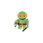 Mini figurine Smashed Tortues Ninja TMNT vue de face - Leonardo Raphael Donatello Michelangelo collection
