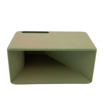 Enceinte haut-parleur passif amplificateur smartphone vue de face - Accessoire audio acoustique son naturel portable