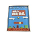 Cadre décoratif retro gaming impression 3D vue - Mario Tetris Space Invaders Pac-Man décoration setup gamer