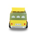 Maquette Van Tortues Ninja intervention vue de face - Modélisme véhicule TMNT combat Leonardo