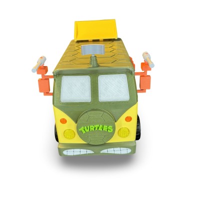 Maquette Van Tortues Ninja intervention vue de face - TMNT véhicule Leonardo Raphael New York modélisme bataille