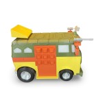 Maquette Van Tortues Ninja intervention vue de face - Modélisme véhicule TMNT combat Leonardo