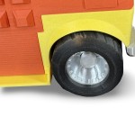 Maquette Van Tortues Ninja intervention vue de face - Modélisme véhicule TMNT combat Leonardo