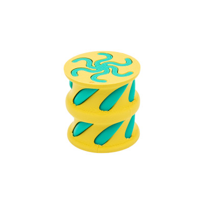 Mini fidget tube anti-stress vue de face - Gadget relaxation spirale jeu concentration manipulation addictif