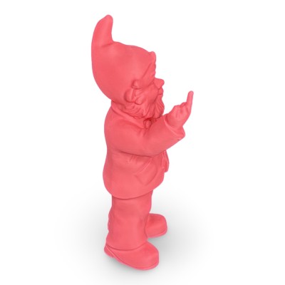 Le Nain Pertinent vue de profil droit, figurine insolite pour jardin, balcon ou décoration intérieure