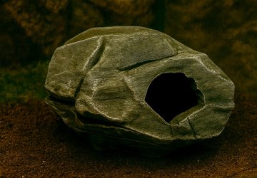 Boîte à mue gecko imprimée en 3D - cachette pierre humide