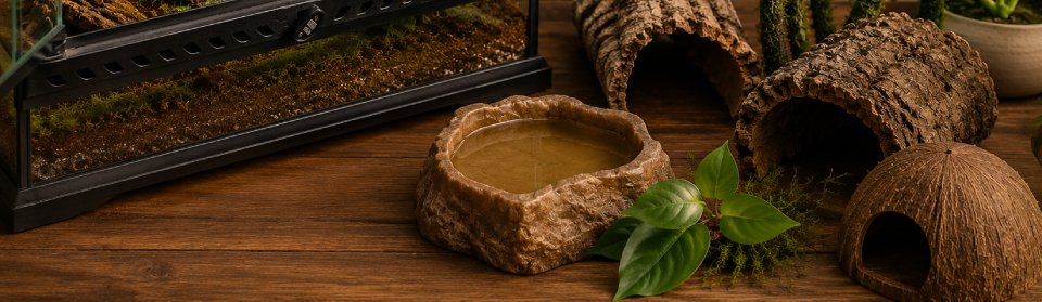 Accessoires terrarium imprimés en 3D - Da Corn Lab