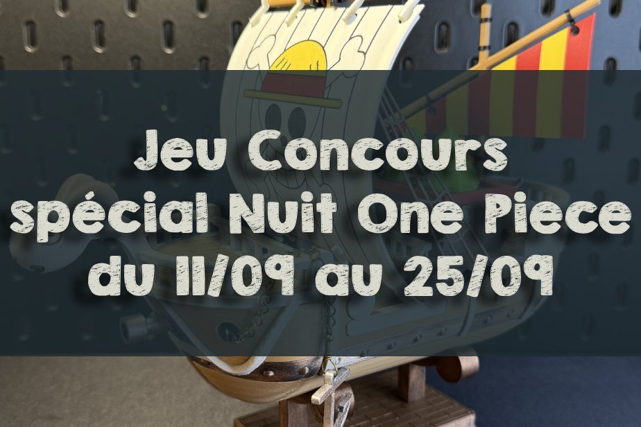 Jeu Concours Nuit One Piece, c'est demain !